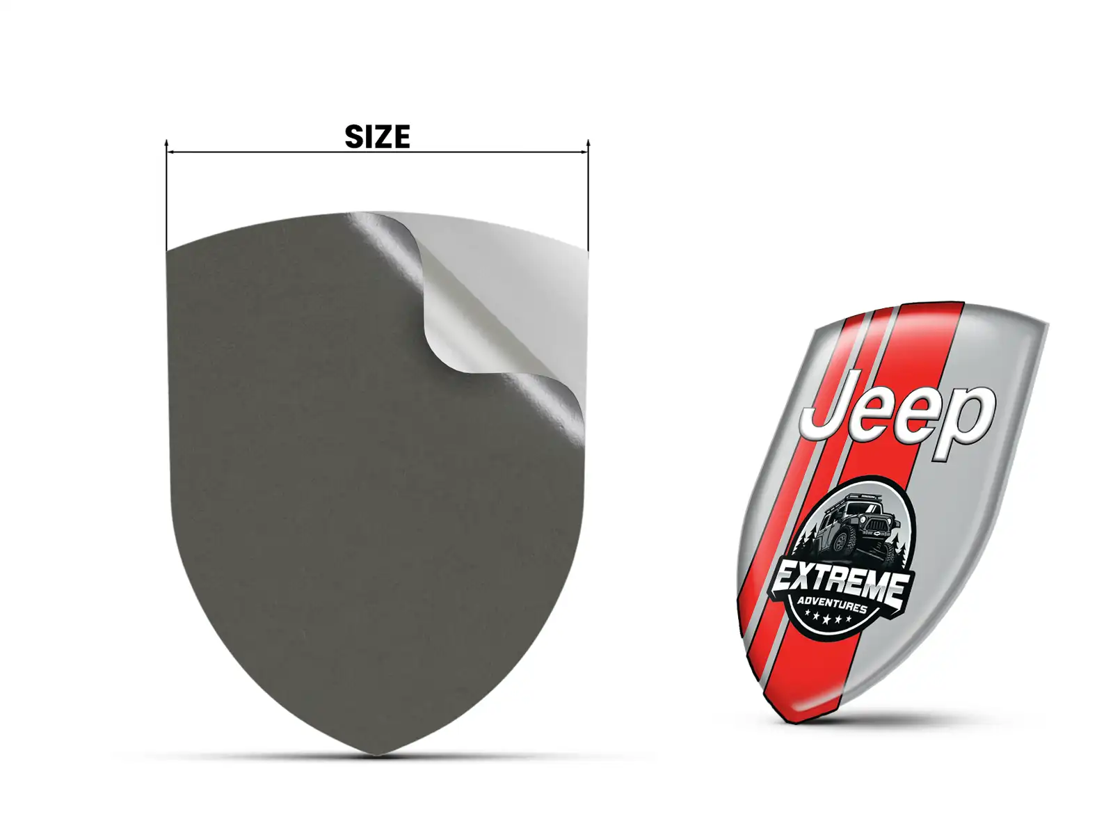 Jeep Domed Emblem Performance Max Stylish Pro Durable